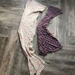 Mermaid Tale Knit Blankets